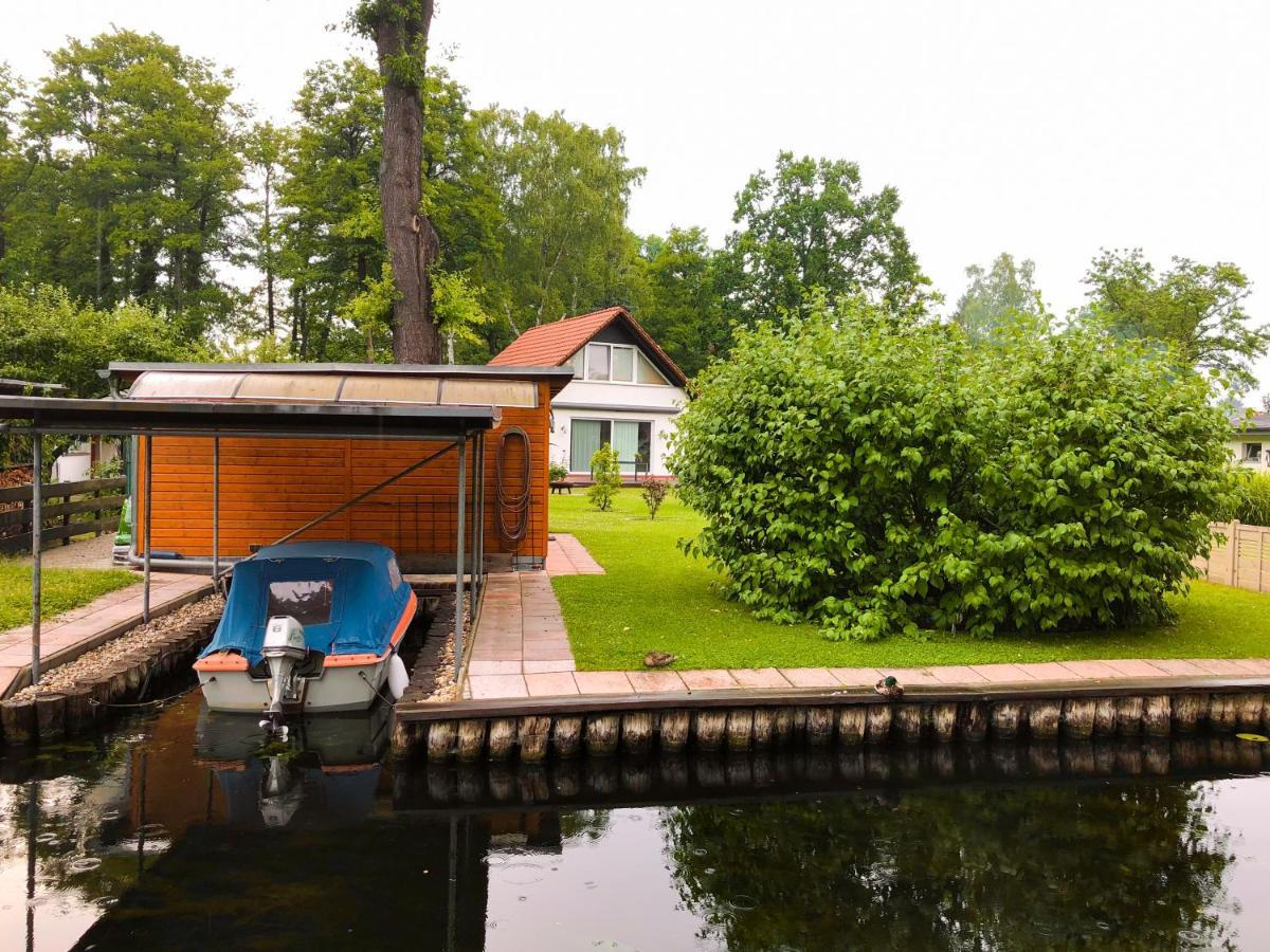 Ferienhaus Direkt An Der Spree Mit Whirlpool Und Sauna Berlijn Buitenkant foto